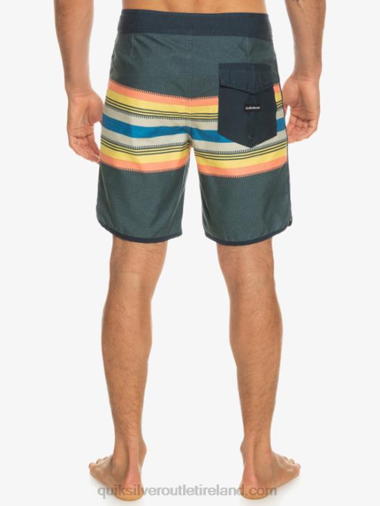 Men Quiksilver Everyday Scallop 19 Boardshorts N02TD768 navy blazer