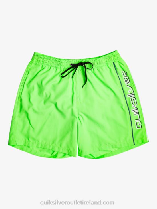 Men Quiksilver Everyday Vert 16 Volleys N02TD696 green gecko