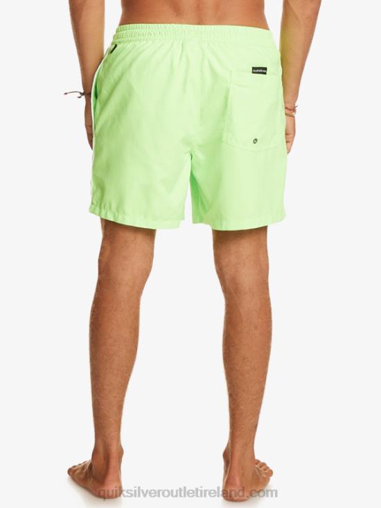 Men Quiksilver Everyday Vert 16 Volleys N02TD696 green gecko