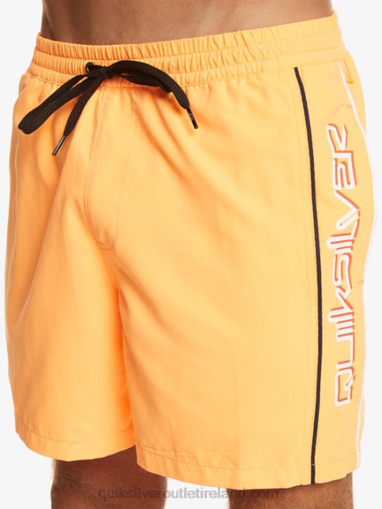 Men Quiksilver Everyday Vert 16 Volleys N02TD697 orange pop