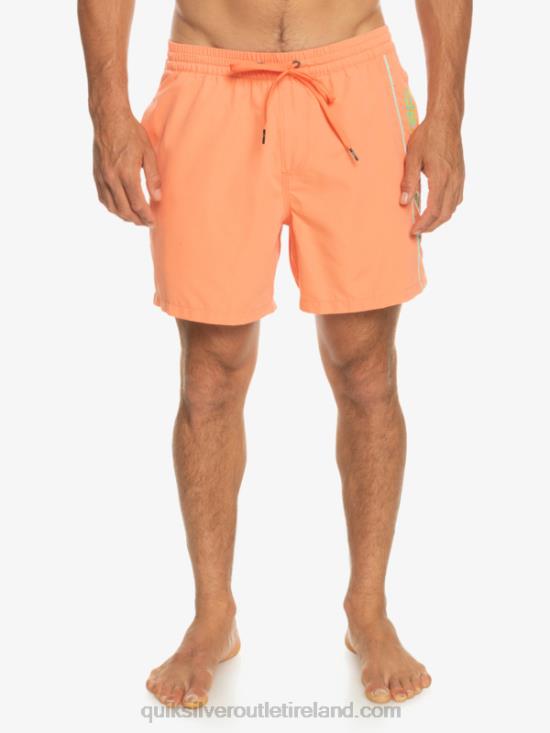 Men Quiksilver Everyday Vert 16 Volleys N02TD703 fresh salmon