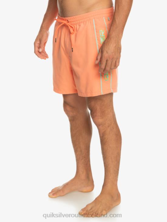 Men Quiksilver Everyday Vert 16 Volleys N02TD703 fresh salmon