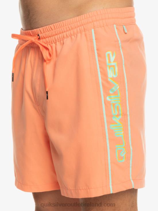 Men Quiksilver Everyday Vert 16 Volleys N02TD703 fresh salmon