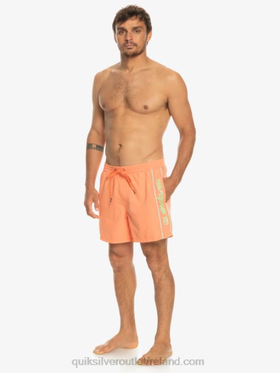 Men Quiksilver Everyday Vert 16 Volleys N02TD703 fresh salmon