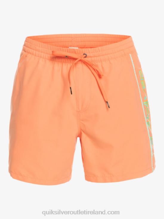 Men Quiksilver Everyday Vert 16 Volleys N02TD703 fresh salmon