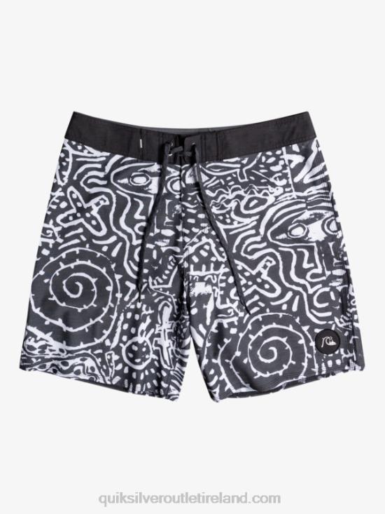 Men Quiksilver HEMPSTRETCH 69 18 Boardshorts N02TD1814 black