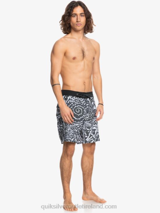 Men Quiksilver HEMPSTRETCH 69 18 Boardshorts N02TD1814 black
