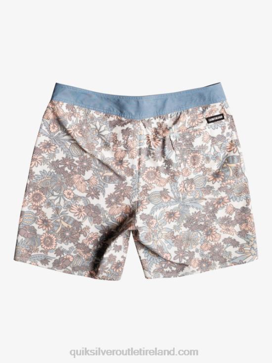 Men Quiksilver HEMPSTRETCH 69 18 Boardshorts N02TD1815 antique white