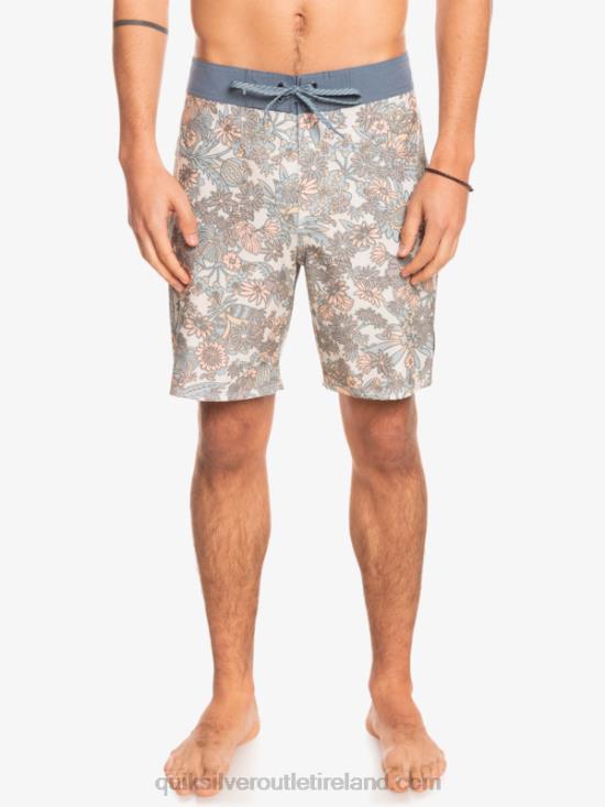 Men Quiksilver HEMPSTRETCH 69 18 Boardshorts N02TD1815 antique white