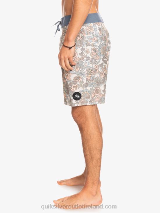 Men Quiksilver HEMPSTRETCH 69 18 Boardshorts N02TD1815 antique white