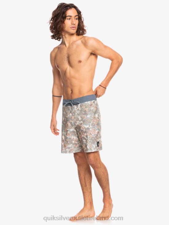 Men Quiksilver HEMPSTRETCH 69 18 Boardshorts N02TD1815 antique white