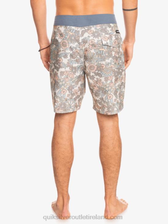 Men Quiksilver HEMPSTRETCH 69 18 Boardshorts N02TD1815 antique white