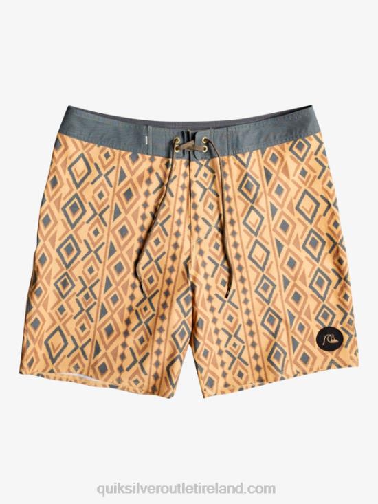 Men Quiksilver HEMPSTRETCH 69 18 Boardshorts N02TD1816 ochre