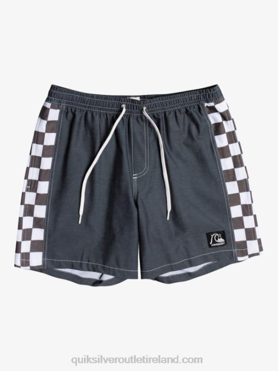 Men Quiksilver HEMPSTRETCH Original Arch 17 Volleys N02TD1674 black