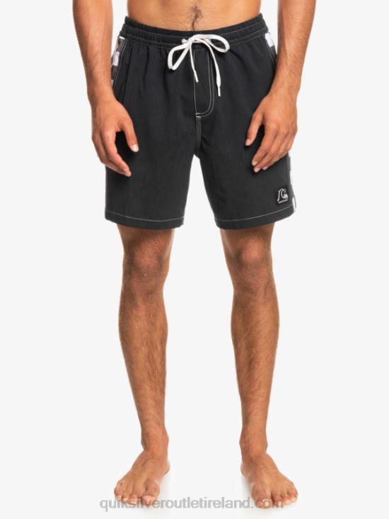 Men Quiksilver HEMPSTRETCH Original Arch 17 Volleys N02TD1674 black