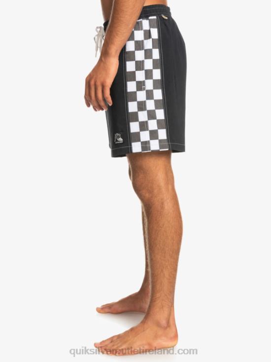 Men Quiksilver HEMPSTRETCH Original Arch 17 Volleys N02TD1674 black
