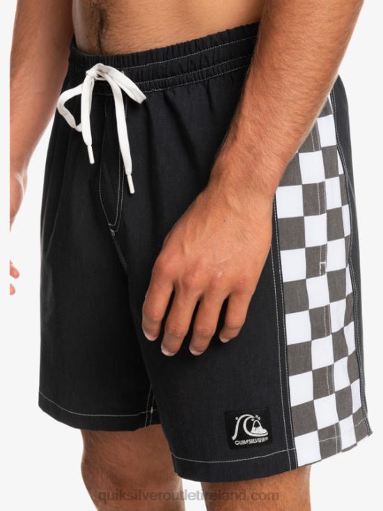Men Quiksilver HEMPSTRETCH Original Arch 17 Volleys N02TD1674 black