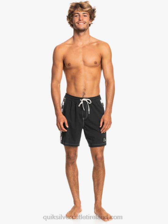 Men Quiksilver HEMPSTRETCH Original Arch 17 Volleys N02TD1674 black