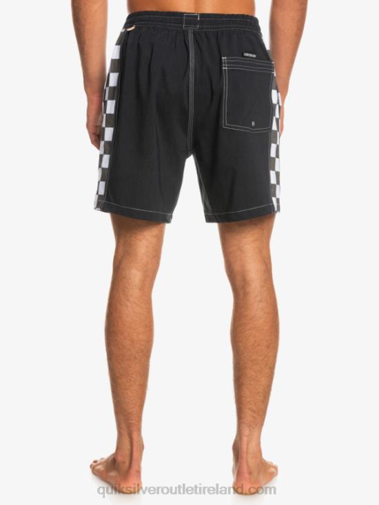Men Quiksilver HEMPSTRETCH Original Arch 17 Volleys N02TD1674 black