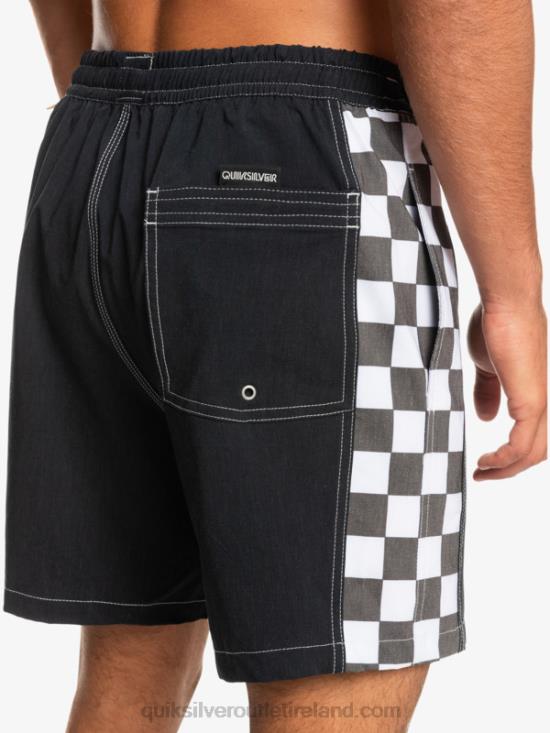 Men Quiksilver HEMPSTRETCH Original Arch 17 Volleys N02TD1674 black