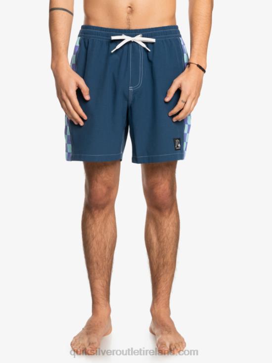 Men Quiksilver HEMPSTRETCH Original Arch 17 Volleys N02TD1676 insignia blue