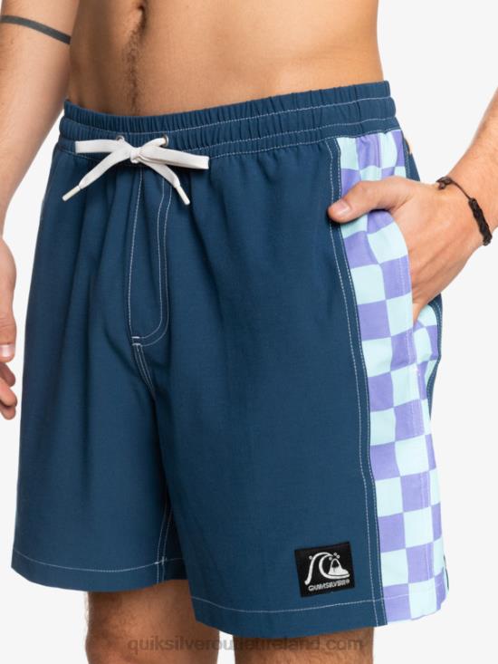Men Quiksilver HEMPSTRETCH Original Arch 17 Volleys N02TD1676 insignia blue