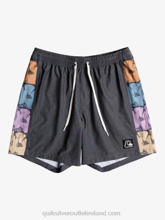 Men Quiksilver HEMPSTRETCH Original Arch 17 Volleys N02TD1677 black