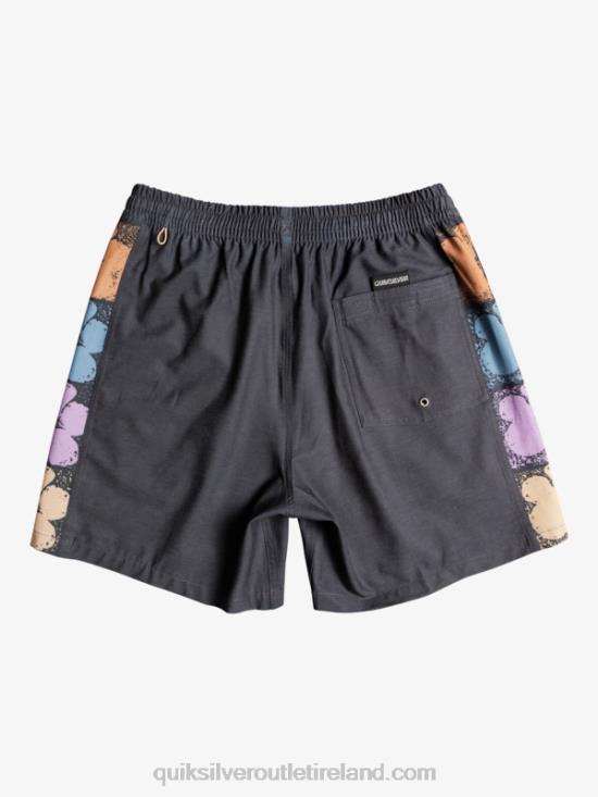 Men Quiksilver HEMPSTRETCH Original Arch 17 Volleys N02TD1677 black