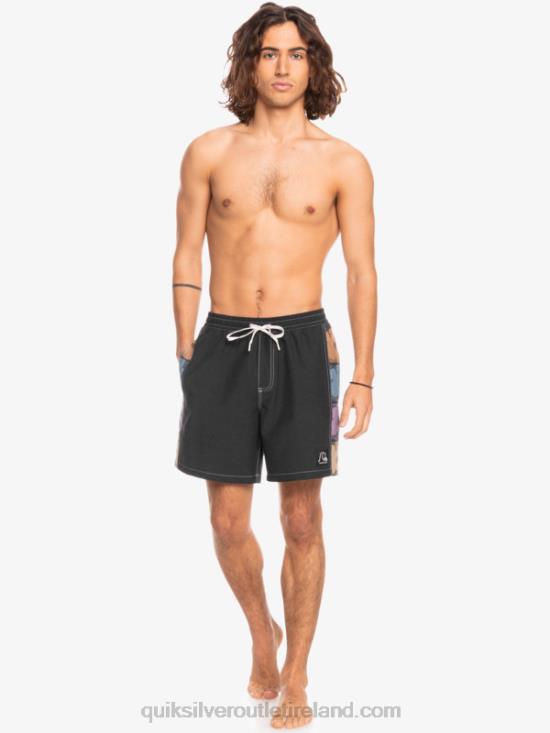 Men Quiksilver HEMPSTRETCH Original Arch 17 Volleys N02TD1677 black