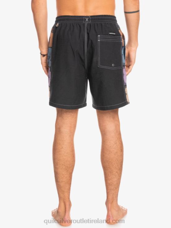 Men Quiksilver HEMPSTRETCH Original Arch 17 Volleys N02TD1677 black
