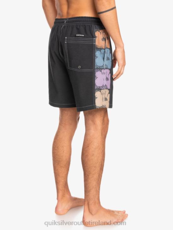 Men Quiksilver HEMPSTRETCH Original Arch 17 Volleys N02TD1677 black
