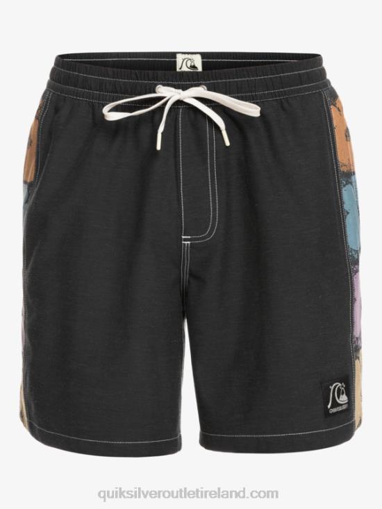 Men Quiksilver HEMPSTRETCH Original Arch 17 Volleys N02TD1677 black