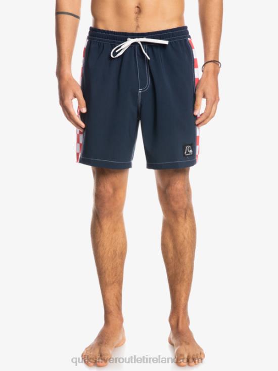 Men Quiksilver HEMPSTRETCH Original Arch 17 Volleys N02TD1678 navy blazer
