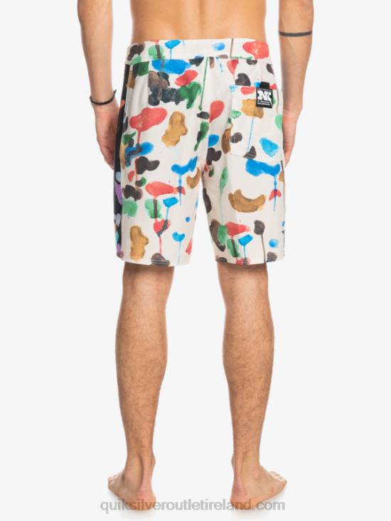 Men Quiksilver HEMPSTRETCH Original Arch Blank Canvas 18 Boardshorts N02TD1822 natas kaupas - birch