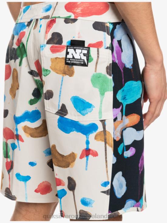 Men Quiksilver HEMPSTRETCH Original Arch Blank Canvas 18 Boardshorts N02TD1822 natas kaupas - birch