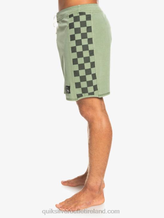 Men Quiksilver HEMPSTRETCH Original Arch Washed 18 Boardshorts N02TD1672 thyme