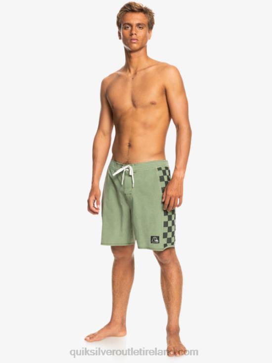 Men Quiksilver HEMPSTRETCH Original Arch Washed 18 Boardshorts N02TD1672 thyme