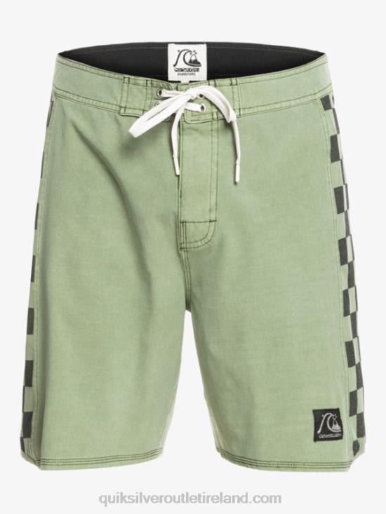 Men Quiksilver HEMPSTRETCH Original Arch Washed 18 Boardshorts N02TD1672 thyme