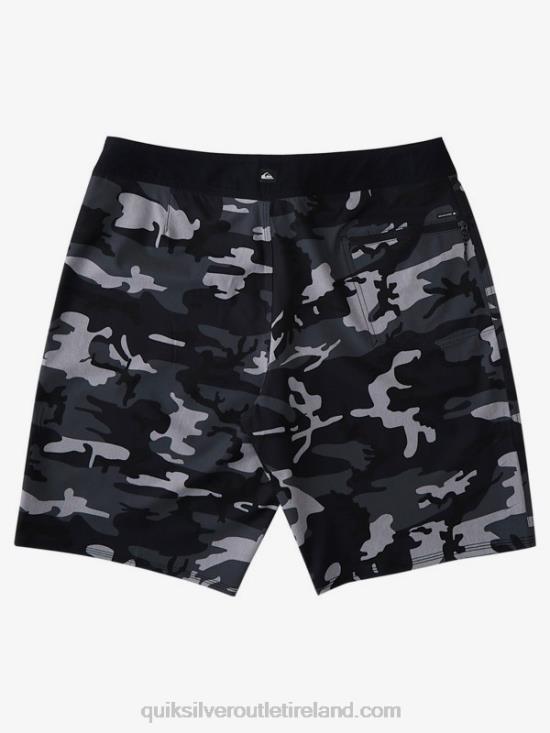 Men Quiksilver Highline Kaimana Camo 20 Boardshorts N02TD1877 tarmac