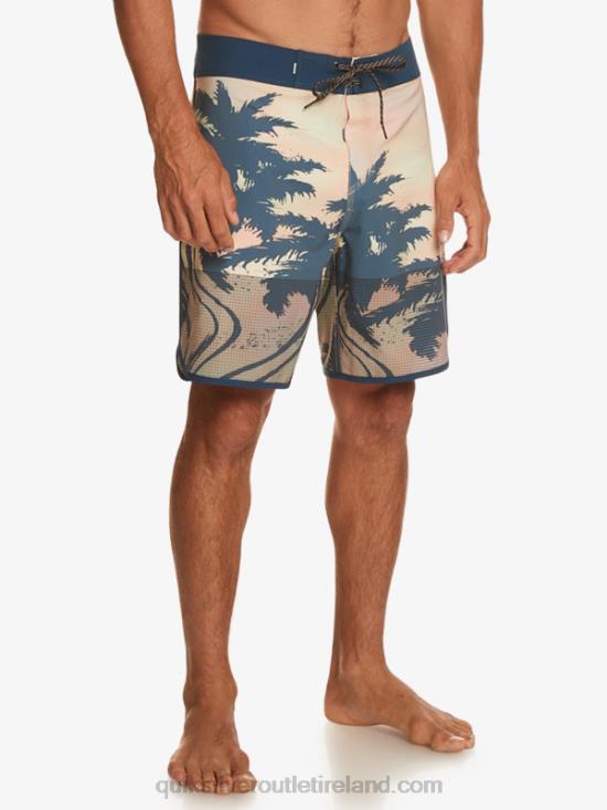 Men Quiksilver Highlite Scallop 19 Boardshorts N02TD18 pastel turquoise
