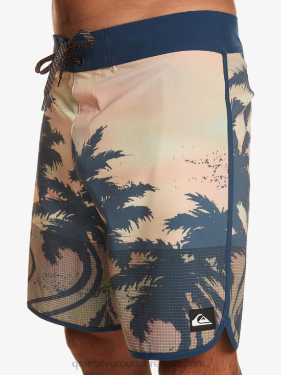 Men Quiksilver Highlite Scallop 19 Boardshorts N02TD18 pastel turquoise