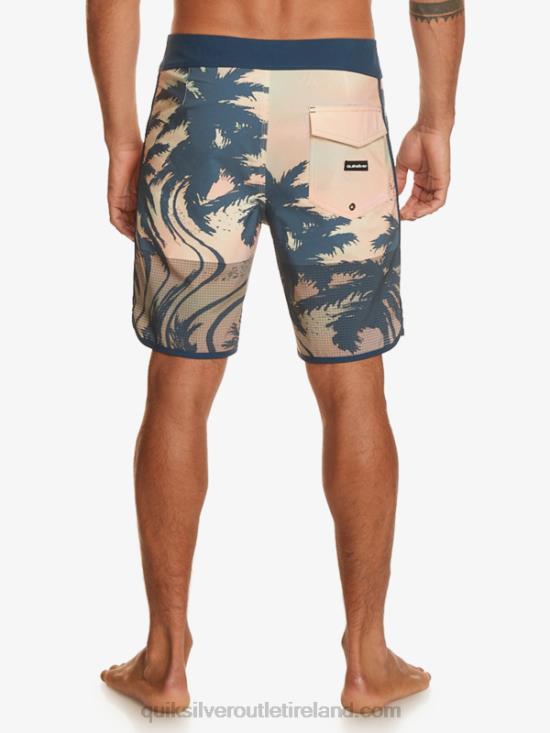 Men Quiksilver Highlite Scallop 19 Boardshorts N02TD18 pastel turquoise