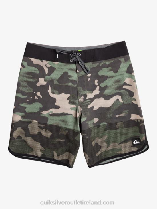 Men Quiksilver Highlite Scallop 19 Boardshorts N02TD22 tarmac