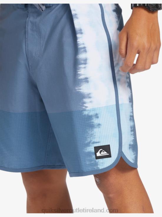 Men Quiksilver Highlite Scallop 19 Boardshorts N02TD26 bering sea