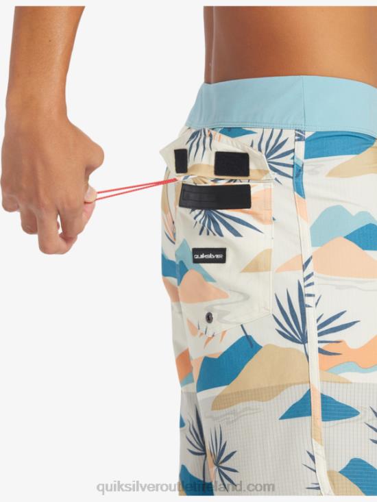 Men Quiksilver Highlite Scallop 19 Boardshorts N02TD29 birch