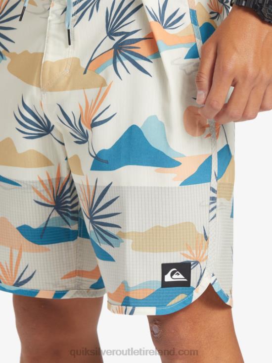 Men Quiksilver Highlite Scallop 19 Boardshorts N02TD29 birch
