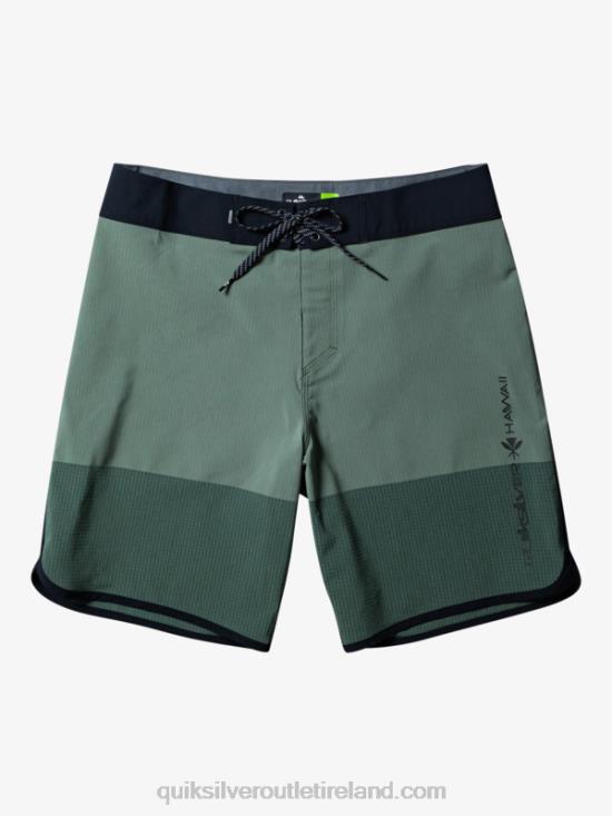 Men Quiksilver Highlite Scallop 19 Boardshorts N02TD30 thyme