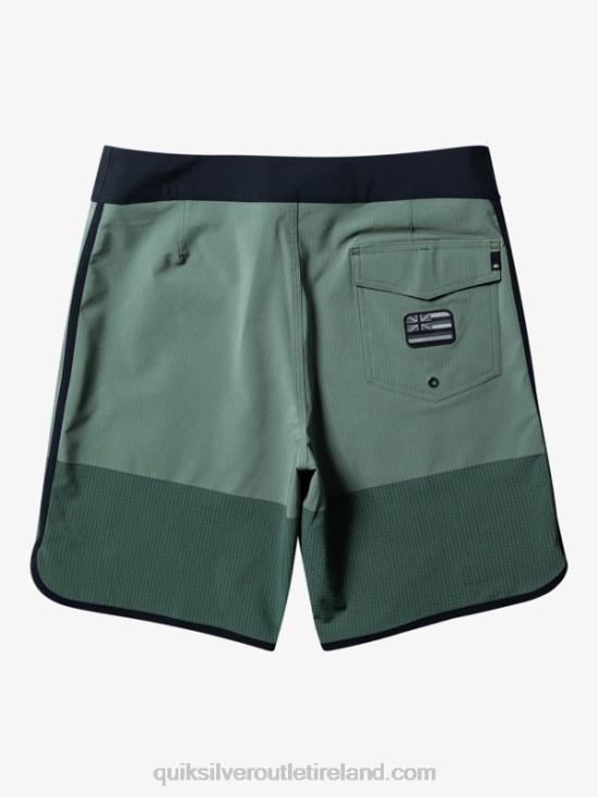 Men Quiksilver Highlite Scallop 19 Boardshorts N02TD30 thyme