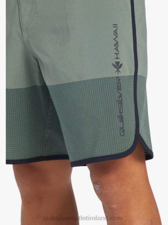 Men Quiksilver Highlite Scallop 19 Boardshorts N02TD30 thyme