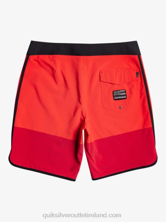 Men Quiksilver Highlite Scallop 19 Boardshorts N02TD32 high risk red